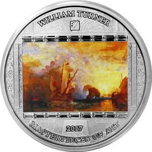 Cook Islands / Three Ounces Silver 2017 Ulysses Deriding Polyphemus - reverse photo