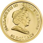 Gold Twenty-fifth Ounce 2008 Nicolaus Copernicus: Photo Coin, Cook Islands, Ten Dollars Gold 2008 Nicolaus Copernicus / thumbnail