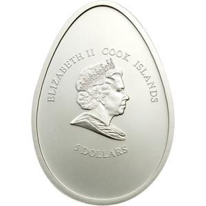 Cook Islands / Five Dollars Silver 2009 Little Thermo Chick - obverse photo