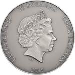 Silver Three Ounces 2019 Gods of the World - Poseidon: Photo Coin, Cook Islands, Silver Three Ounces 2019 Ancient Gods - Poseidon / thumbnail