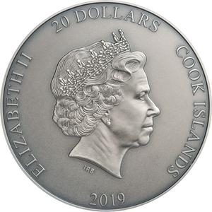 Cook Islands / Silver Three Ounces 2019 Atlas - obverse photo