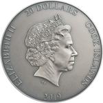 Silver Three Ounces 2019 Atlas: Photo Coin, Cook Islands, Silver Three Ounces 2019 Atlas / thumbnail