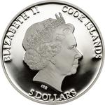 Five Dollars Silver 2014 Crimson Rosella: Photo Coin, Cook Islands, Five Dollars Silver 2014 Crimson Rosella / thumbnail