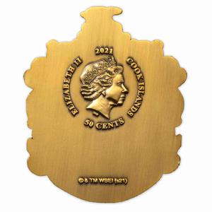 Cook Islands / Fifty Cents 2021 Hufflepuff House Crest - obverse photo