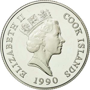 Cook Islands / Ten Dollars 1990 Olympics - obverse photo