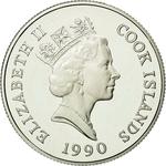 Ten Dollars 1990 Olympics: Photo Coin, Cook Islands, Ten Dollars 1990 Olympics / thumbnail