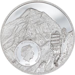 Cook Islands / Silver Two Ounces 2023 Mt Everest - First Ascent - obverse photo