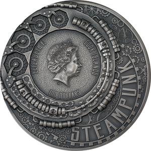 Cook Islands / Silver Kilo 2023 Steampunk - Jet Pack - obverse photo