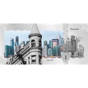 Cook Islands / Silver Five Grams 2017 Skyline Dollar - Toronto - reverse photo