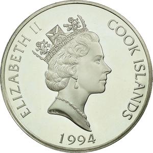 Cook Islands / Ten Dollar 1994 James Cook - obverse photo