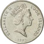 Fifty Tene 1992: Photo Coin, Cook Islands, Fifty Tene 1992 / thumbnail