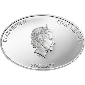 Cook Islands / Five Dollars Silver 2013 SS Republic - obverse photo