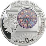 Silver Fifty Grams 2015 Windows of Heaven - Storkyrkan Church: Photo Coin, Cook Islands, Silver Fifty Grams 2014 Windows of Heaven - Storkyrkan Church / thumbnail