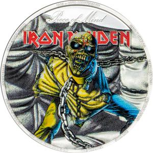 Cook Islands / Silver Two Ounces 2023 Iron Maiden - Piece of Mind - reverse photo