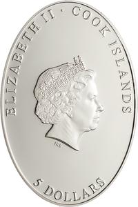 Cook Islands / Five Dollars Silver 2012 Amor Victorious - obverse photo