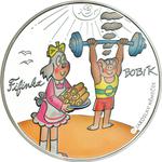 Cook Islands / One Dollar 2014 Ctyrlistek - Fifinka and Bobik - reverse photo