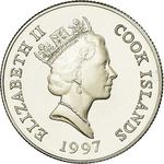 Two Dollars 1997 Queen Mother: Photo Coin, Cook Islands, Two Dollars 1997 Queen Mother / thumbnail