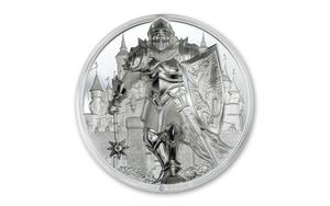 Cook Islands / Silver Five Ounces 2024 Iron Knight - reverse photo
