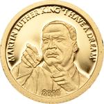 Gold Half Gram 2010 Martin Luther King: Photo Coin, Cook Islands, Gold Half Gram 2010 Martin Luther King / thumbnail