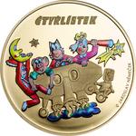 Cook Islands / One Dollar 2015 Ctyrlistek / Gilded - reverse photo