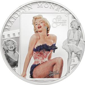 Cook Islands / One Dollar 2011 Marilyn Monroe - reverse photo