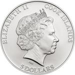 Five Dollars Silver 2014 Paint Your Coin - First Love: Photo Coin, Cook Islands, Five Dollars Silver 2014 Paint Your Coin - First Love / thumbnail