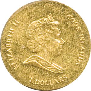 Cook Islands / Two Dollars Gold 2010 Lady Penrhyn - obverse photo