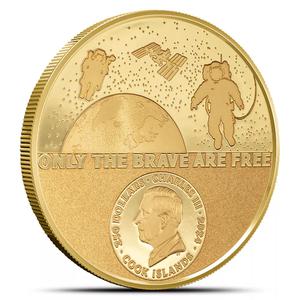 Cook Islands / Gold Ounce 2024 Astronaut - obverse photo