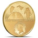Gold Ounce 2024 Astronaut: Photo Coin, Cook Islands, Gold Ounce 2024 Astronaut / thumbnail