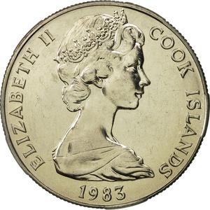 Cook Islands / Fifty Cents 1983 - obverse photo