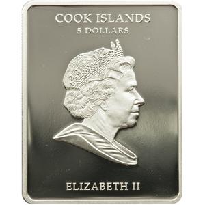 Cook Islands / Five Dollars Silver 2008 Theotokos of Vladimir - obverse photo
