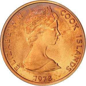 Cook Islands / One Cent 1978 - obverse photo