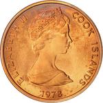 One Cent 1978: Photo Coin, Cook Islands, One Cent 1978 / thumbnail