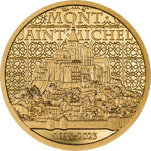Cook Islands / Gold Half Gram 2023 Mont-Saint-Michel - reverse photo
