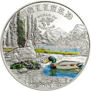 Cook Islands / Silver Half Ounce 2015 Mallard - reverse photo