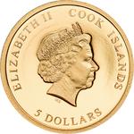 Gold Half Gram 2021 Mr Bean: Photo Coin, Cook Islands, Gold Half Gram 2021 Mr Bean / thumbnail