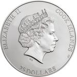 Silver Five Ounces 2019 Baekdusan: Photo Coin, Cook Islands, Silver Five Ounces 2019 Baekdusan / thumbnail
