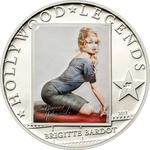 Five Dollars Silver 2013 Brigitte Bardot: Photo Coin, Cook Islands, Five Dollars Silver 2013 Brigitte Bardot / thumbnail