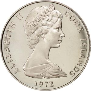 Cook Islands / One Dollar 1972 - obverse photo