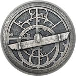 Silver Two Ounces 2023 Historic Instruments - Astrolabe: Photo Coin, Cook Islands, Silver Two Ounces 2023 Historic Instruments - Astrolabe / thumbnail