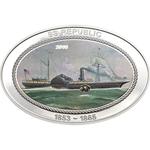 Five Dollars Silver 2013 SS Republic: Photo Coin, Cook Islands, Five Dollars Silver 2013 SS Republic / thumbnail