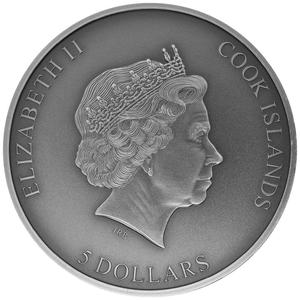 Cook Islands / Silver Ounce 2023 Guardian Angel - reverse photo