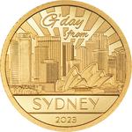 Cook Islands / Gold Half Gram 2023 Big City Lights - Sydney - reverse photo