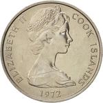 Ten Cents 1972: Photo Coin, Cook Islands, Ten Cents 1972 / thumbnail
