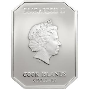 Cook Islands / Five Dollars Silver 2013 Vatican Art - Tiara - obverse photo