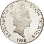 Fifty Dollars 1988 Amerigo Vespucci: Photo Coin, Cook Islands, Fifty Dollars 1988 Amerigo Vespucci / thumbnail