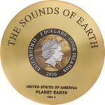 Silver Half Ounce 2020 Golden Record – Voyager: Photo Coin, Cook Islands, Silver Half Ounce 2020 Golden Record – Voyager / thumbnail