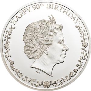 Cook Islands / One Dollar Silver 2016 Queen Elizabeth II Birthday - reverse photo