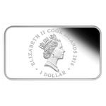 Silver Ounce 2016 Year of the Monkey Rectangle: Photo Coin, Cook Islands, Silver Ounce 2016 Year of the Monkey Rectangle / thumbnail