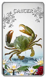 Cook Islands / Silver Twenty Grams 2014 Cancer - reverse photo